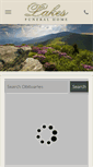 Mobile Screenshot of lakesfuneralhome.com